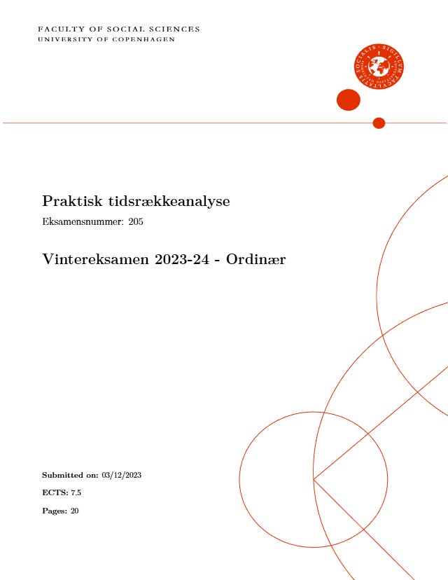 Praktisk tidsrække analyse - preview