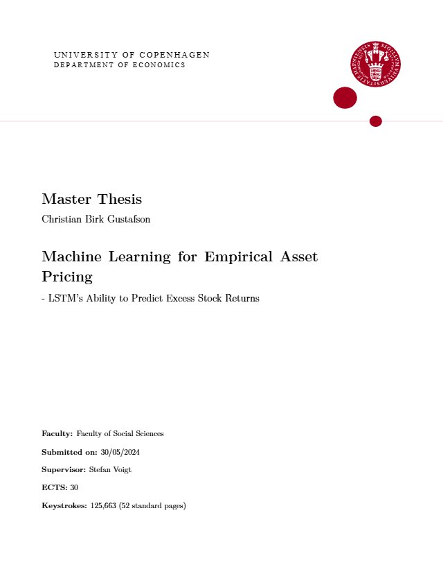 Preview of Machine Learning for Empirical Asset Pricing