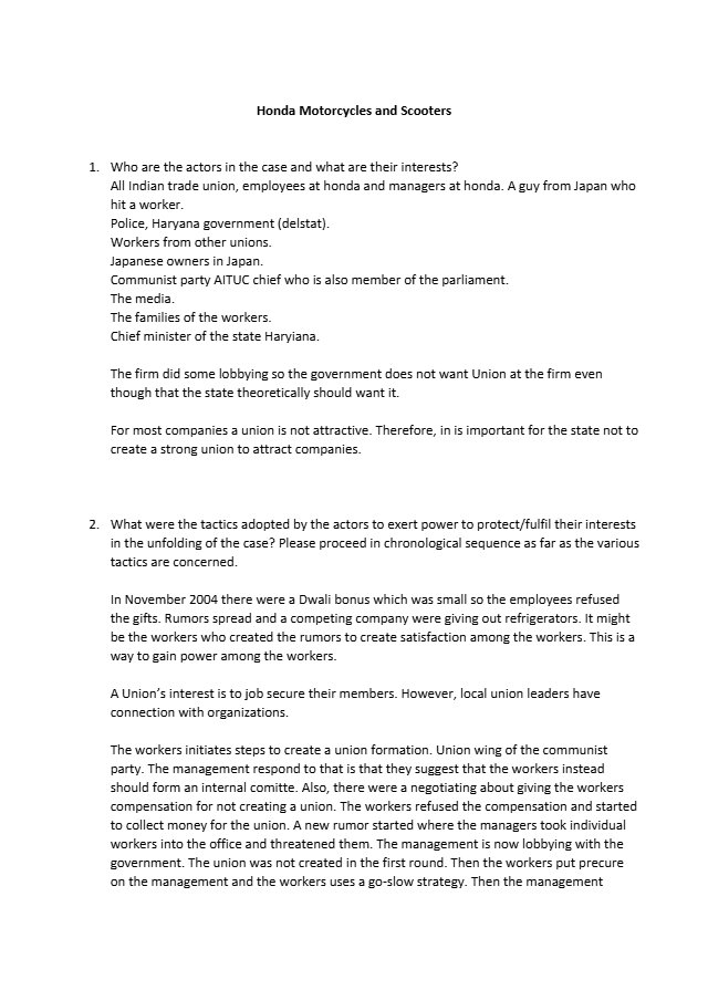 Preview of Day 9-Honda Motorcycles and Scooters