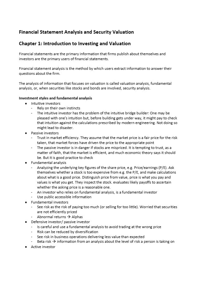 Regnskabsanalyse og aktievurdering - preview