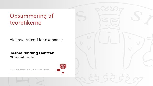 Preview of Opsummering Teoretiker